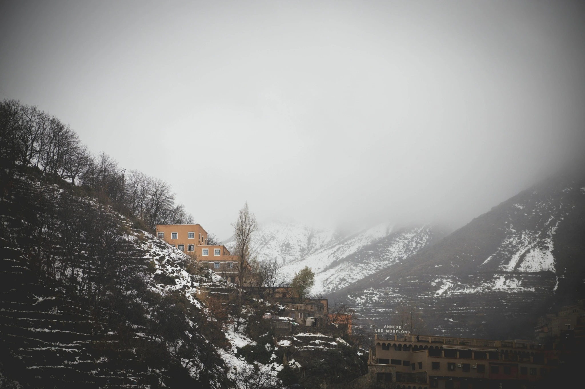 High Atlas Mountains from Marrakech